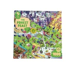 The Forest Feast 1000 Piece‎ Jigsaw Puzzle Magic Puzzle Company New Whimsical